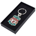 Red-Green-Silver - Side - Liverpool FC Executive Crest Keyring