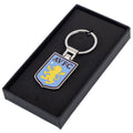 Blue-Yellow-Silver - Side - Aston Villa FC Executive Crest Keyring