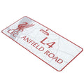 Red-White - Back - Liverpool FC Route To Anfield Road Crest Plaque