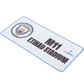 White-Black-Sky Blue - Back - Manchester City FC Route To Etihad Stadium Crest Plaque