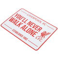 Red-White - Back - Liverpool FC You´ll Never Walk Alone Crest Plaque