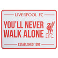 Red-White - Front - Liverpool FC You´ll Never Walk Alone Crest Plaque