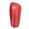 Red - Side - Arsenal FC Childrens-Kids Fuse Slip-In Shin Guards