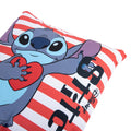 Red-White-Blue - Side - Lilo & Stitch Stripe Cushion