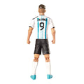 White-Light Blue-Dark Blue - Back - Argentina Alvarez Football Figurine