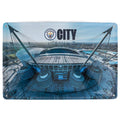 Multicoloured - Front - Manchester City FC Metal Stadium Sign (Pack of 2)