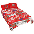 Red-White - Front - Arsenal FC Patch Double Duvet Set