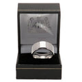 Silver - Back - Newcastle United FC Band Ring