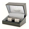 Silver - Back - Newcastle United FC Stainless Steel Cufflinks