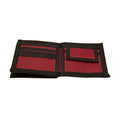 Black-Red - Side - West Ham United FC Touch Fastening Canvas Wallet