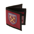 Black-Red - Lifestyle - West Ham United FC Touch Fastening Canvas Wallet