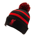 Black-Red - Side - Liverpool FC Unisex Adults Ski Hat