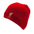 Red - Front - Liverpool FC Unisex Adults Knitted Hat