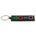 Black - Back - Playstation PVC Keyring