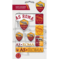 Yellow-Red - Back - AS Roma Bubble Sticker Set