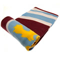 Maroon-Sky Blue-Yellow - Front - Aston Villa FC Pulse Fleece Blanket