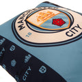 Blue-White - Back - Manchester City FC Crest Filled Cushion