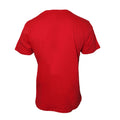 Red-White - Back - Liverpool FC Mens Embroidered T-Shirt