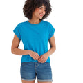 Azure Blue - Side - TOG24 Womens-Ladies Andrea T-Shirt