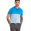 Tropical Blue - Side - TOG24 Mens Anwick Polo Shirt