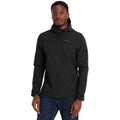 Black - Side - TOG24 Mens Feizor Hooded Soft Shell Jacket