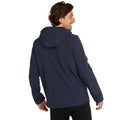 Navy - Back - TOG24 Mens Feizor Hooded Soft Shell Jacket