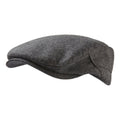 Dark Grey - Front - TOG24 Mens Weighton Marl Knitted Flat Cap