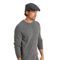 Dark Grey - Back - TOG24 Mens Weighton Marl Knitted Flat Cap