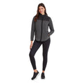 Washed Black-Black - Lifestyle - TOG24 Womens-Ladies Carty Colour Block Fleece Jacket