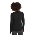 Black - Back - TOG24 Womens-Ladies Hollier Tech Long-Sleeved Top