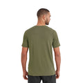 Khaki Green - Back - TOG24 Mens Dallow Bamboo Short-Sleeved T-Shirt