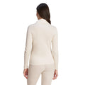 Off White - Back - TOG24 Womens-Ladies Meru Roll Neck Thermal Top