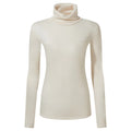 Off White - Front - TOG24 Womens-Ladies Meru Roll Neck Thermal Top