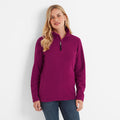 Purple Berry - Front - TOG24 Womens-Ladies Revive Quarter Zip Fleece Top