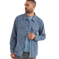 Steel Blue - Side - TOG24 Mens Hatch Woven Label Shirt Jacket