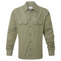 Faded Khaki Green - Front - TOG24 Mens Hatch Woven Label Shirt Jacket