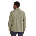 Faded Khaki Green - Back - TOG24 Mens Hatch Woven Label Shirt Jacket
