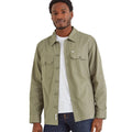 Faded Khaki Green - Side - TOG24 Mens Hatch Woven Label Shirt Jacket