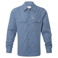 Steel Blue - Front - TOG24 Mens Hatch Woven Label Shirt Jacket