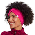 Magenta Pink - Back - TOG24 Womens-Ladies Salma Knitted Headband