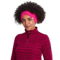 Magenta Pink - Side - TOG24 Womens-Ladies Salma Knitted Headband