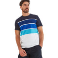Dark Indigo - Side - TOG24 Mens Whitwick Stripe T-Shirt