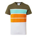 Khaki - Front - TOG24 Mens Whitwick Stripe T-Shirt