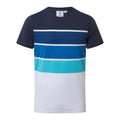 Dark Indigo - Front - TOG24 Mens Whitwick Stripe T-Shirt