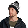Black - Back - TOG24 Unisex Adult Cawley Knitted Beanie