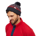 Dark Indigo - Back - TOG24 Unisex Adult Cawley Knitted Beanie