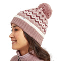 Faded Pink - Back - TOG24 Unisex Adult Cawley Knitted Beanie