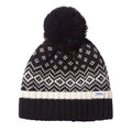 Black - Front - TOG24 Unisex Adult Cawley Knitted Beanie