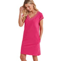 Magenta Pink - Side - TOG24 Womens-Ladies Nicolette Jersey Dress