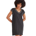 Washed Black - Side - TOG24 Womens-Ladies Nicolette Jersey Dress